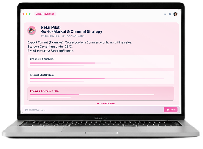 RetailPilot retail planning workspace